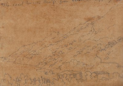 The Coast Towards Amalfi from Vietri, September 19 by John Robert Cozens